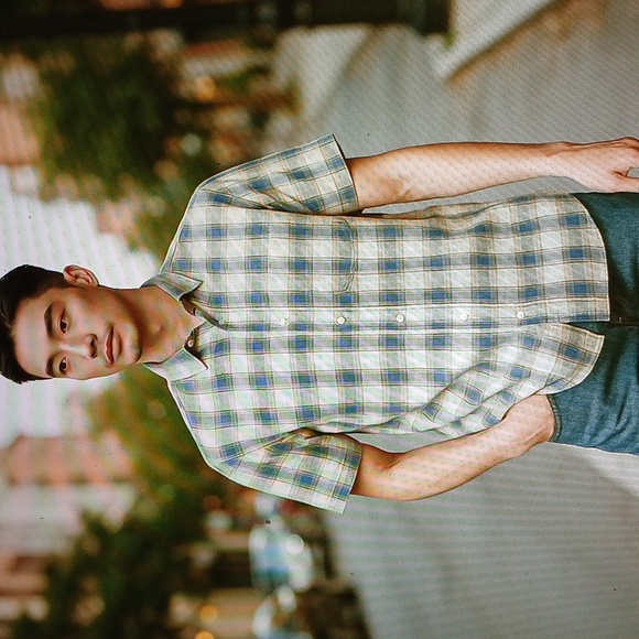 Dockers Small plaid button-up EUC - Picture 2 of 7